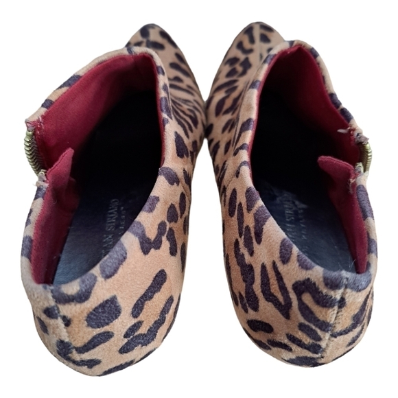 Christian Siriano payless collaboration leopard print heel 4" booties size 6 1/2 - Picture 11 of 13